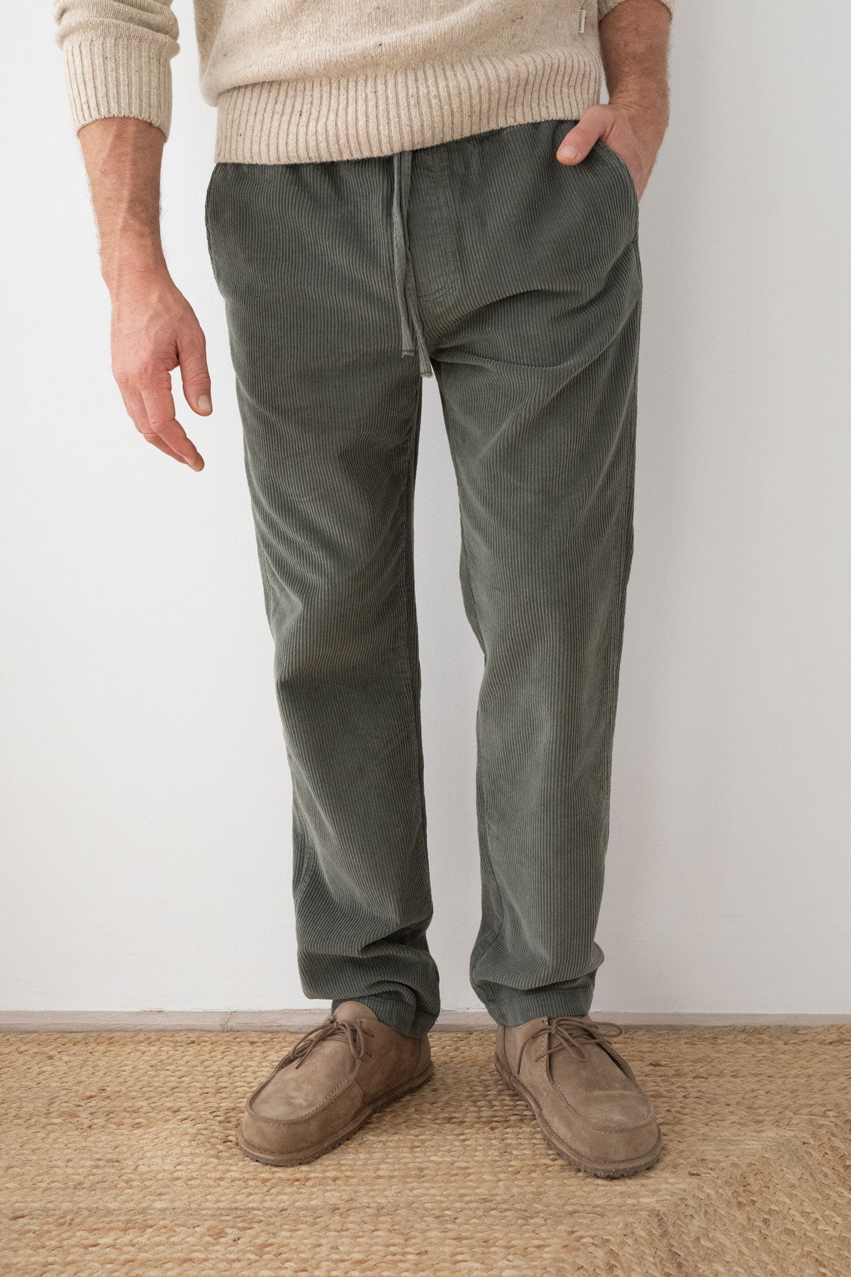 TWOTHIRDS men vegan Pants Apolima Agave Green
