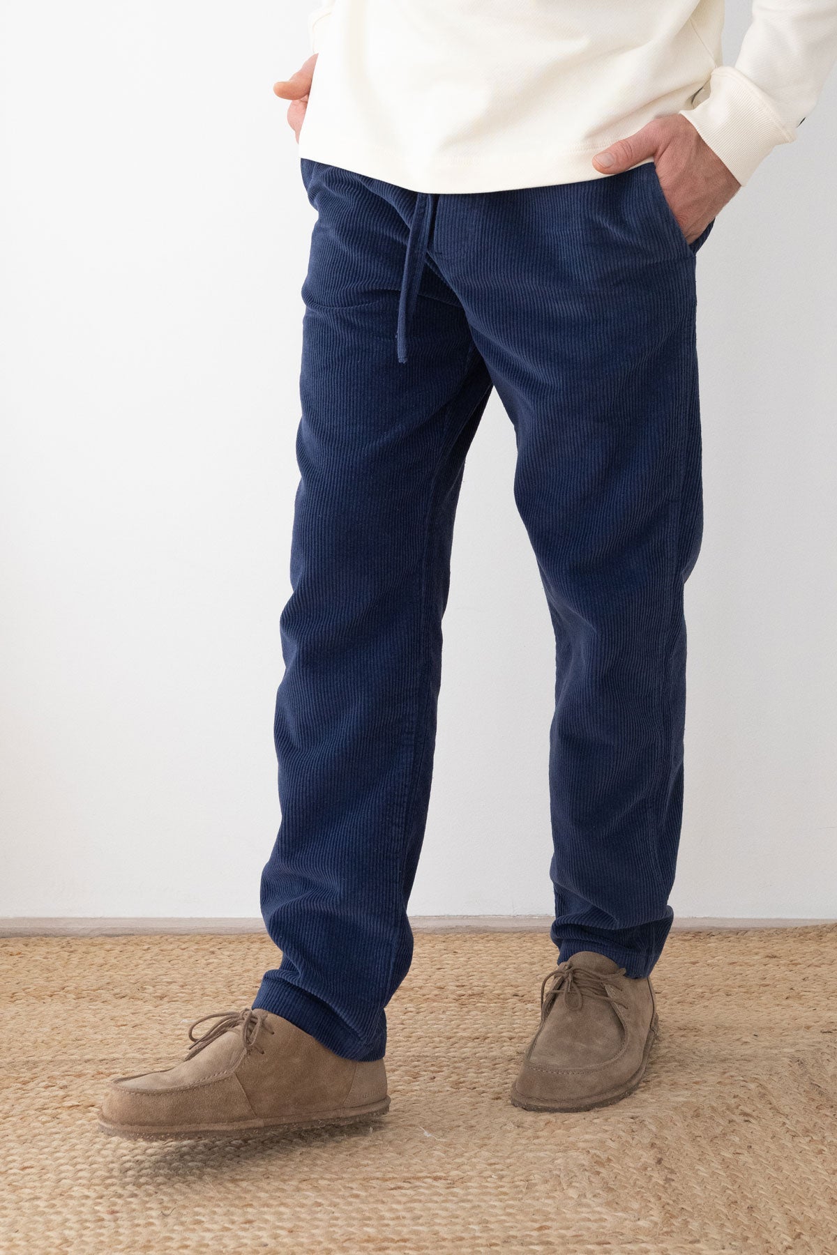 TWOTHIRDS men vegan Pants Apolima Naval Blue