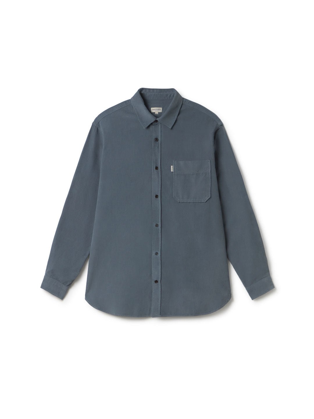 TWOTHIRDS men vegan Shirt Holdoya Storm Blue