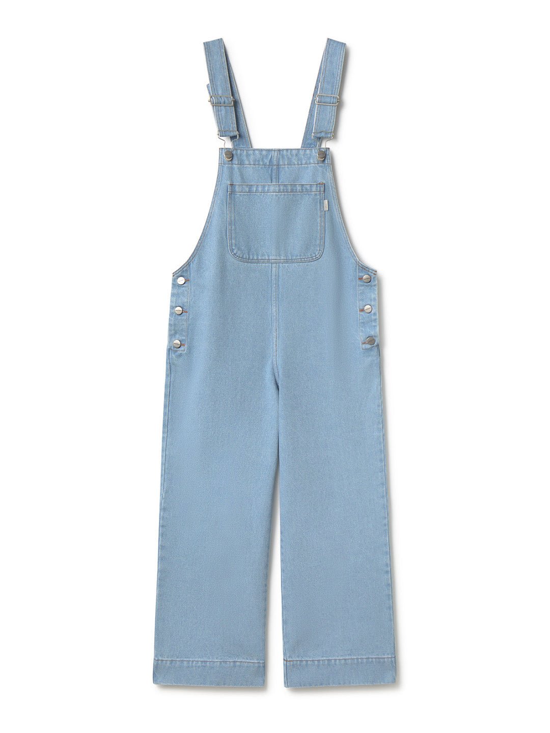 TWOTHIRDS womens vegan Denim Overalls Elba Fresh Blue