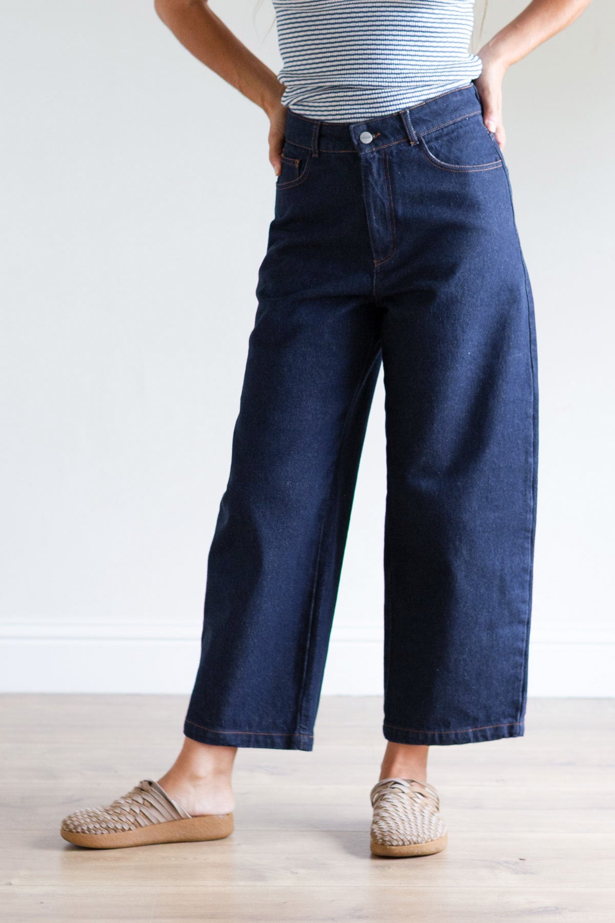 TWOTHIRDS Damen vegan Jeans Karri Dos Blue Denim