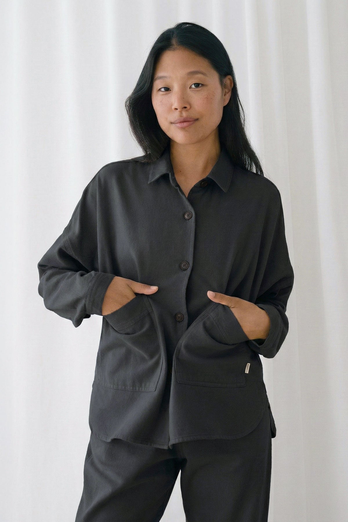 TWOTHIRDS womens vegan Shirt Senja Dark Sand