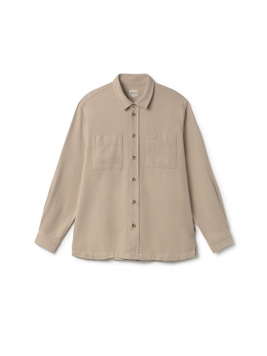 TWOTHIRDS men vegan Shirt Taylor Feather Grey