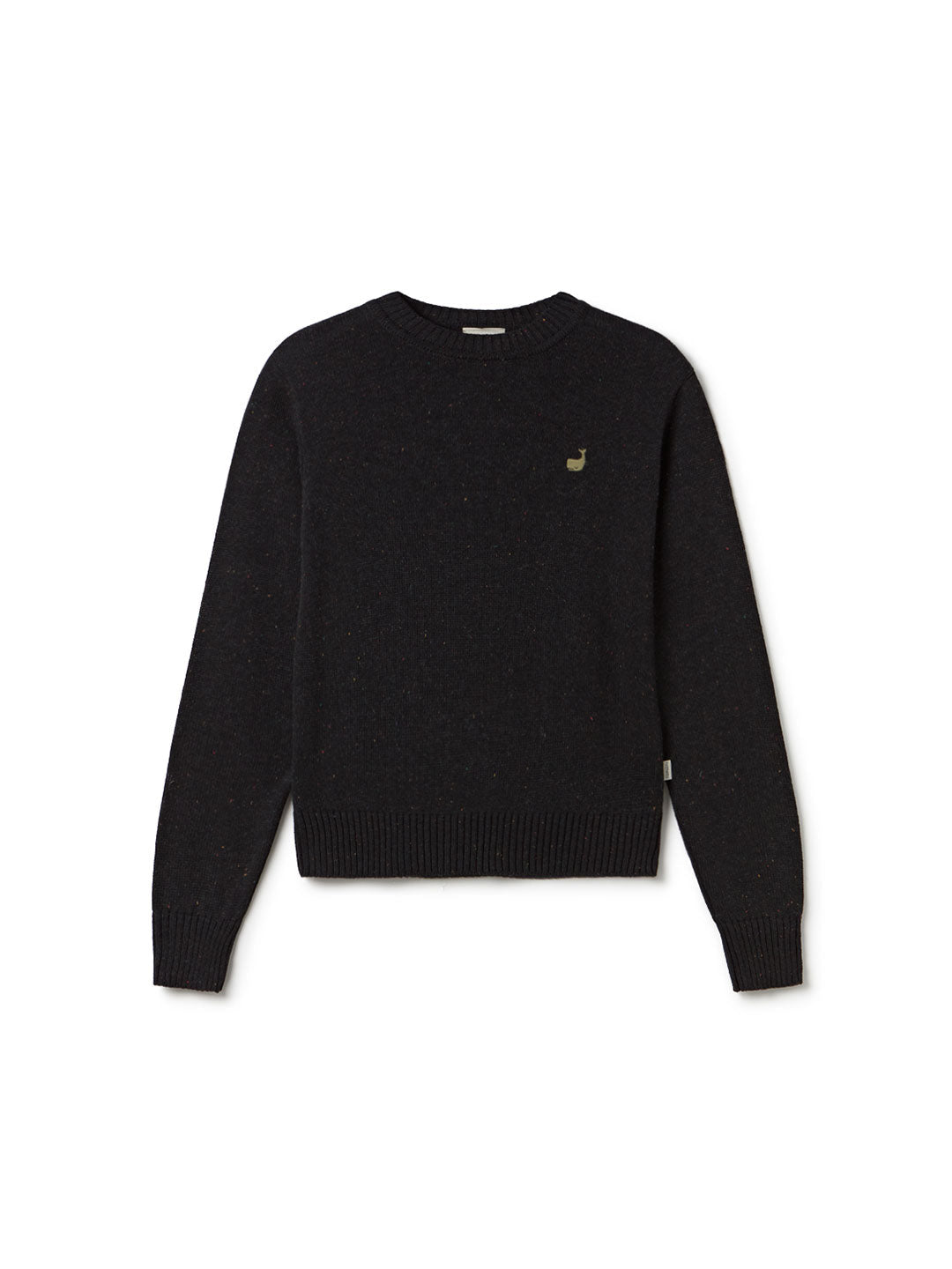 TWOTHIRDS womens vegan Knit Sweater Wando Black Multicolour Neps