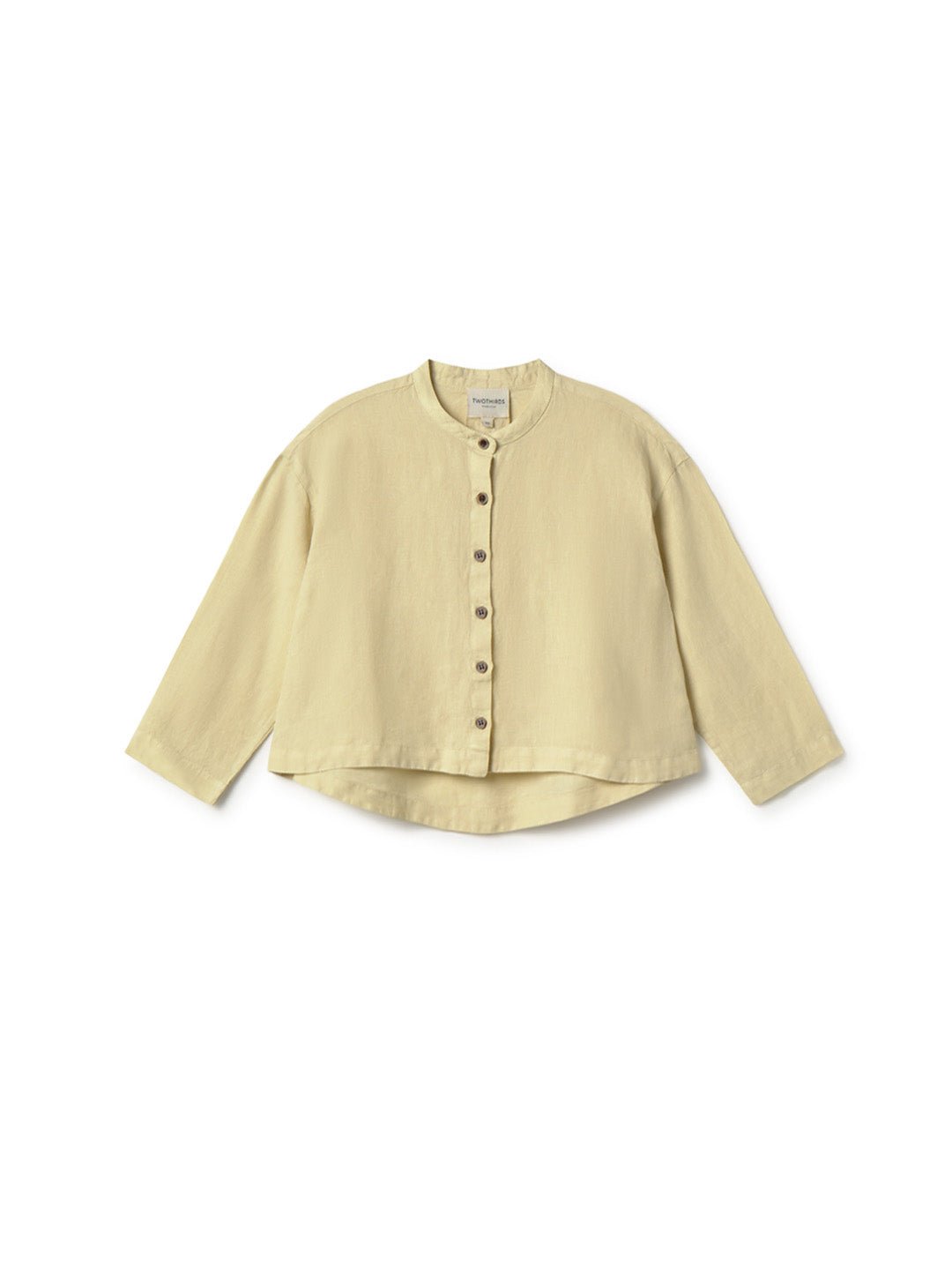 TWOTHIRDS womens vegan Shirt Pom Pom Gardenia Yellow