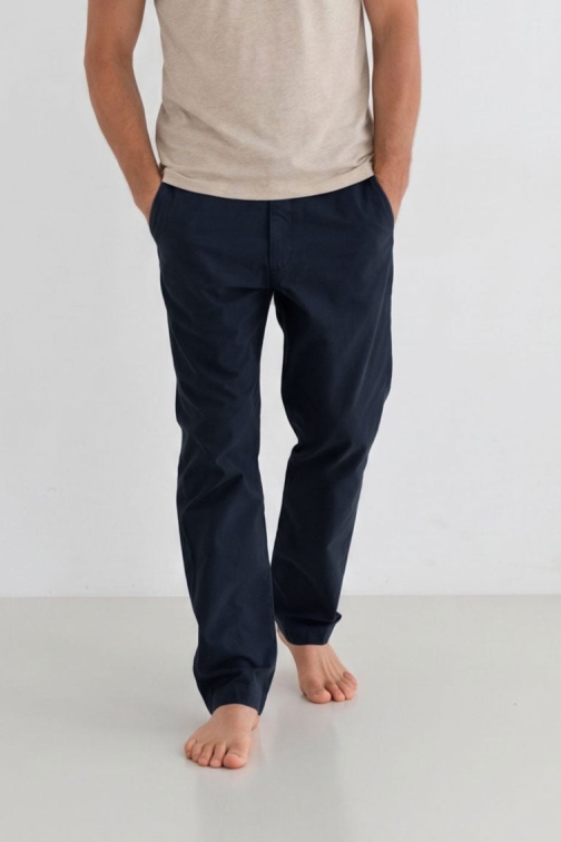 TWOTHIRDS men vegan Pants Venetiko Midnight Blue