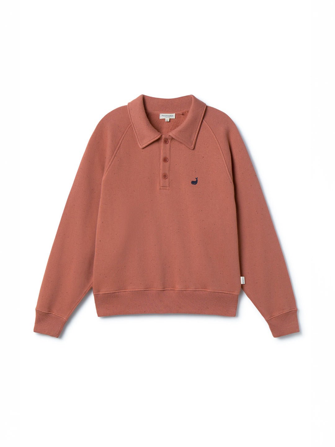 TWOTHIRDS womens vegan Polo Sweatshirt Leskov Adobe Rose
