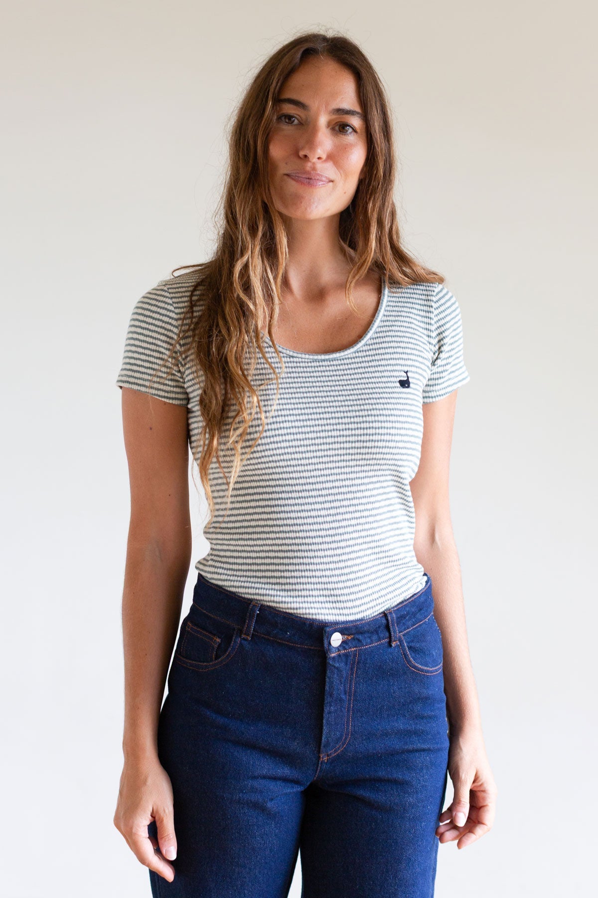 TWOTHIRDS Damen vegan Top Anda In Salbeigr&Atilde;&frac14;n