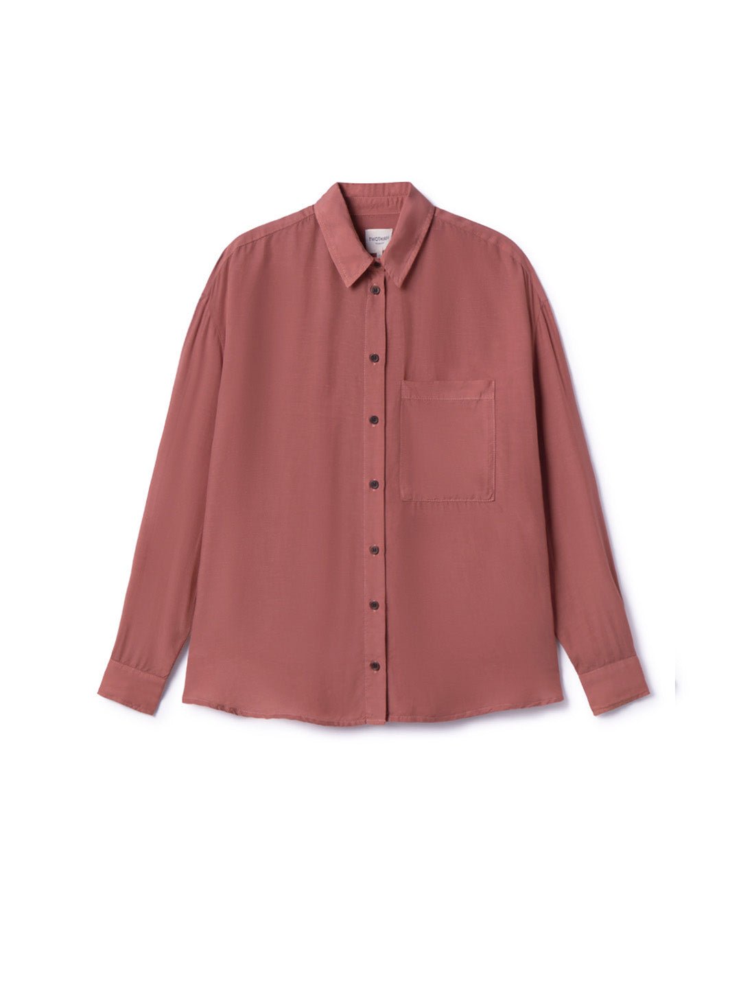 TWOTHIRDS womens vegan Shirt Gibbs Adobe Rose Pink