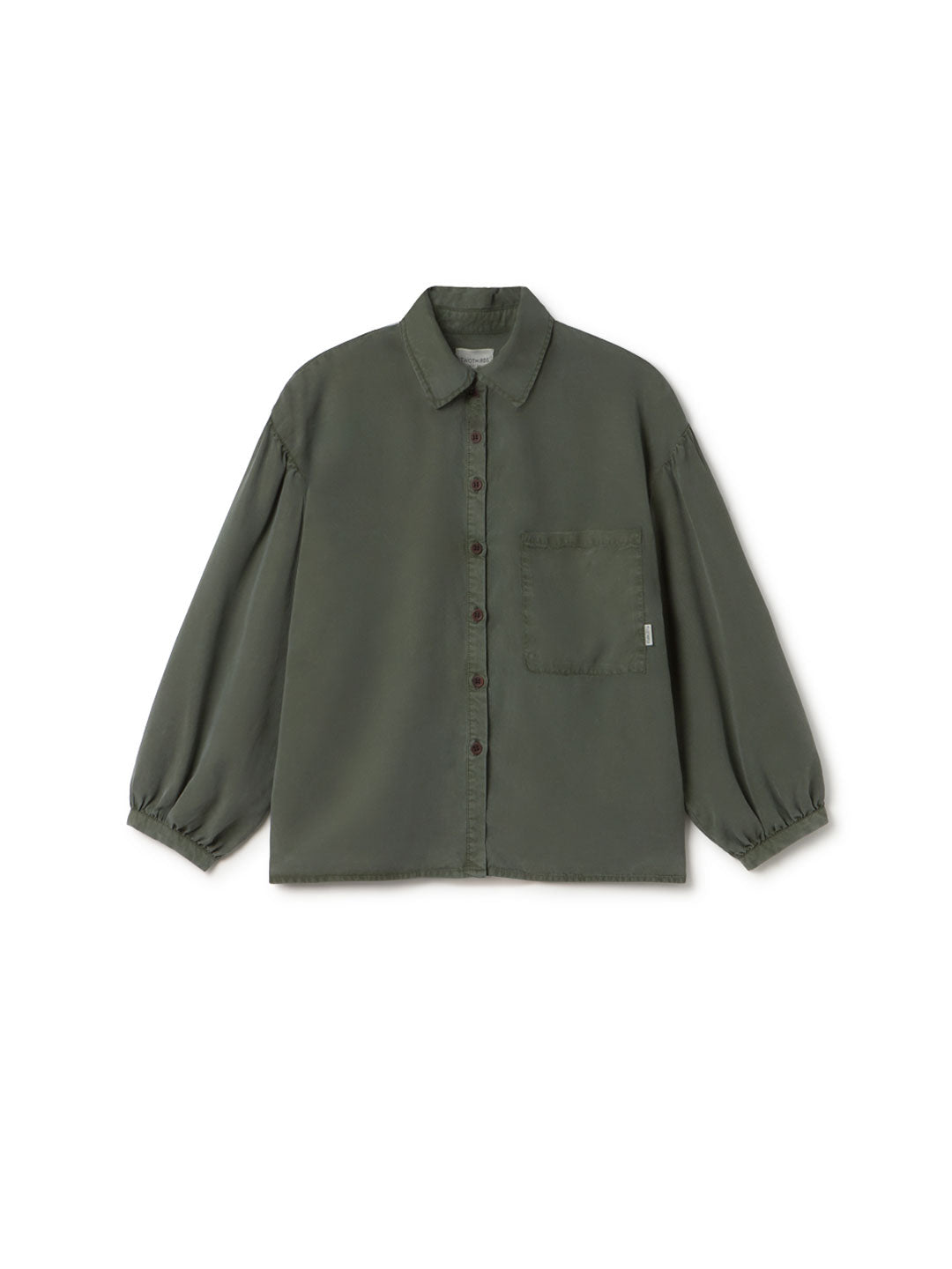 TWOTHIRDS womens vegan Shirt Recco Dark Green