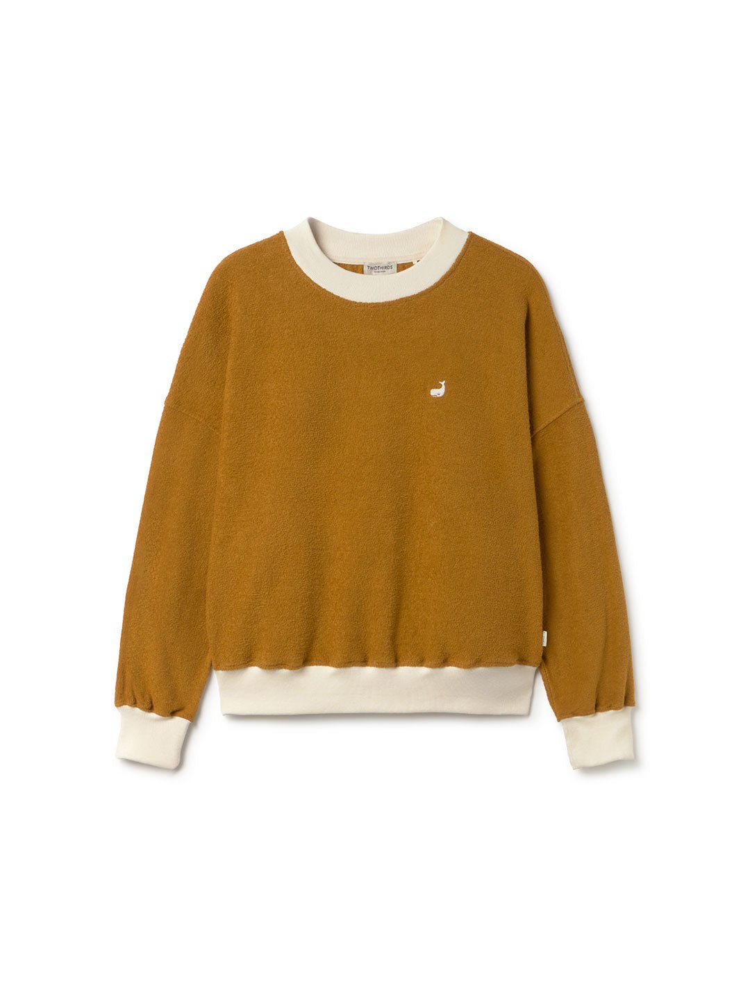 TWOTHIRDS womens vegan Sweatshirt Bequia Golden Brown
