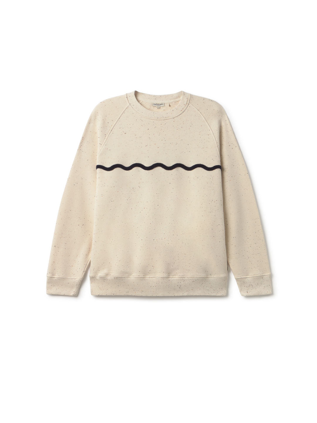 TWOTHIRDS men vegan Sweatshirt Faiava Ecru