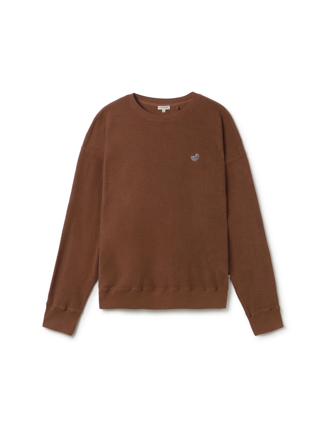 TWOTHIRDS men vegan Sweatshirt Kilda Tiramisu Brown