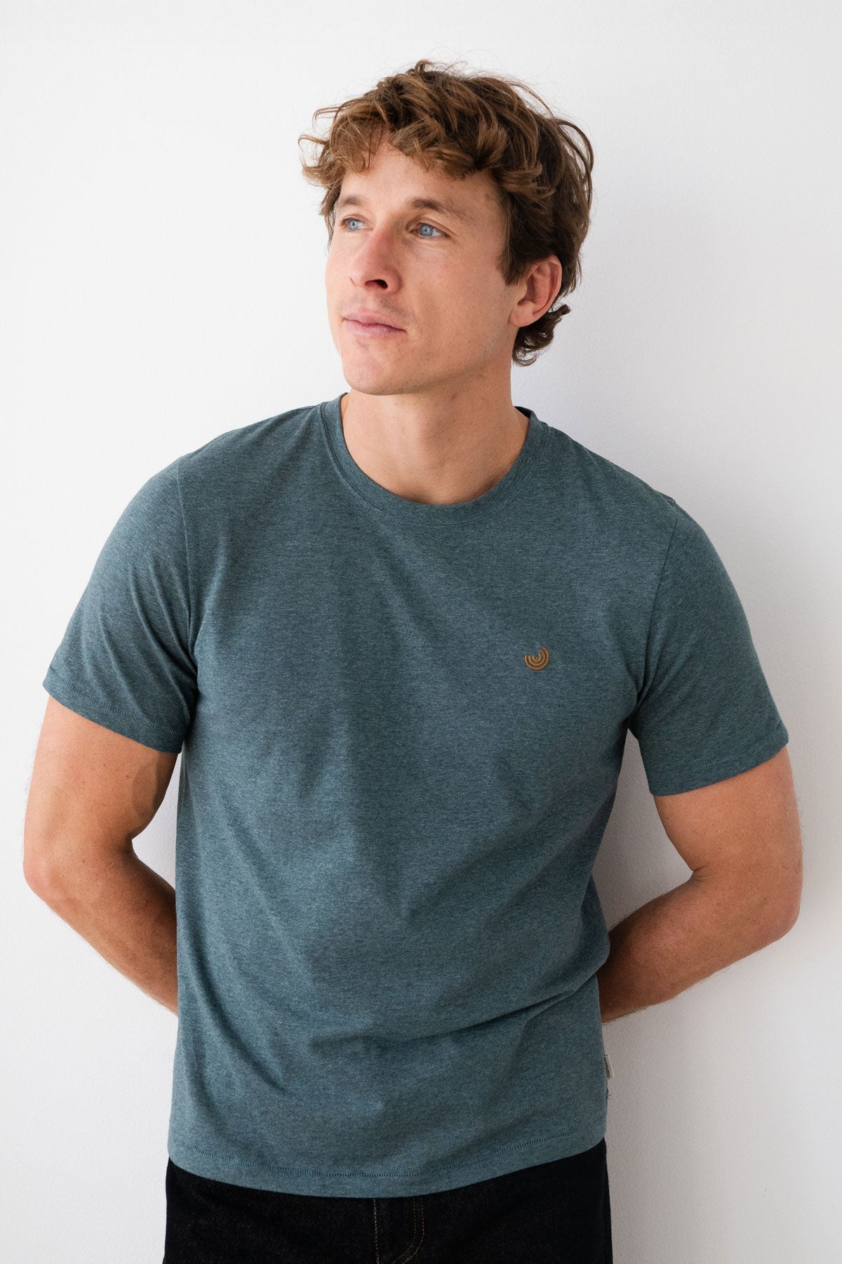 TWOTHIRDS Herren vegan T-Shirt Kosi Mediterranean Green