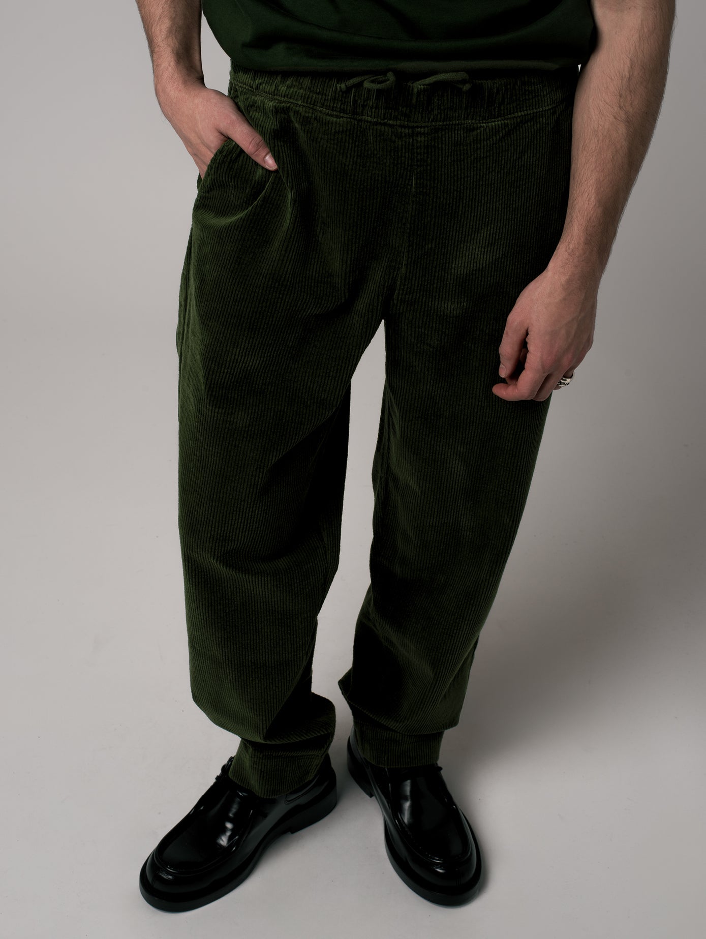 Côtelé men vegan Pants Lazy Khaki