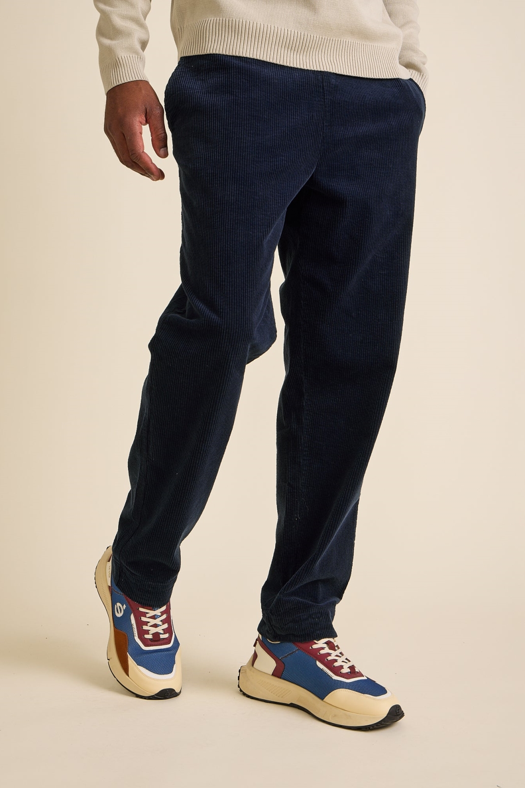Côtelé men vegan Pants Lazy Navy