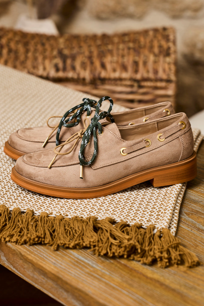 Minuit Sur Terre womens vegan Shoes Galet Sand