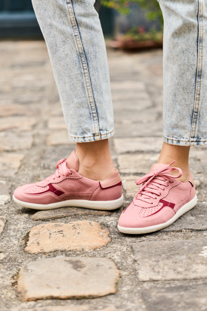 Minuit Sur Terre Damen vegan Sneaker Rive Blush Rosa