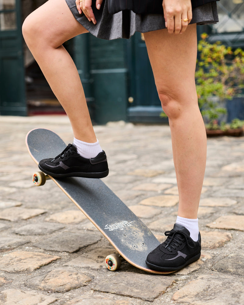Minuit Sur Terre men vegan Sneakers Rive Black