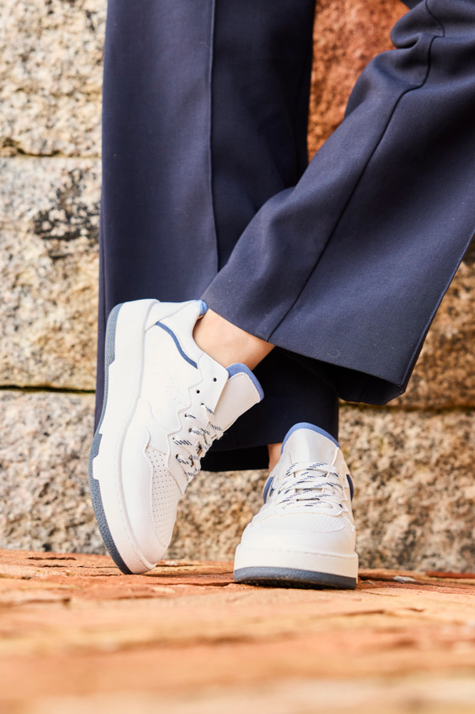 Minuit Sur Terre men vegan Sneakers Vestige White Denim