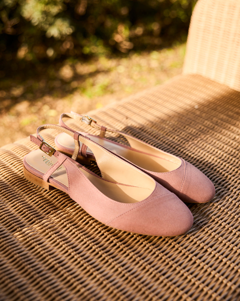 Minuit Sur Terre womens vegan Sandals Hortense Pétale Pink