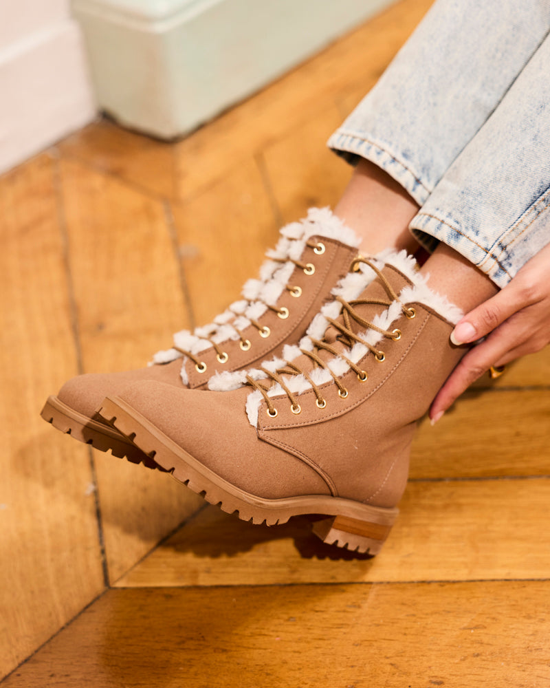 Minuit Sur Terre womens vegan Boots Mémoire Mocha Brown
