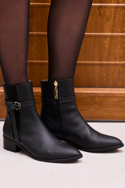 Minuit Sur Terre womens vegan Boots Signature Black