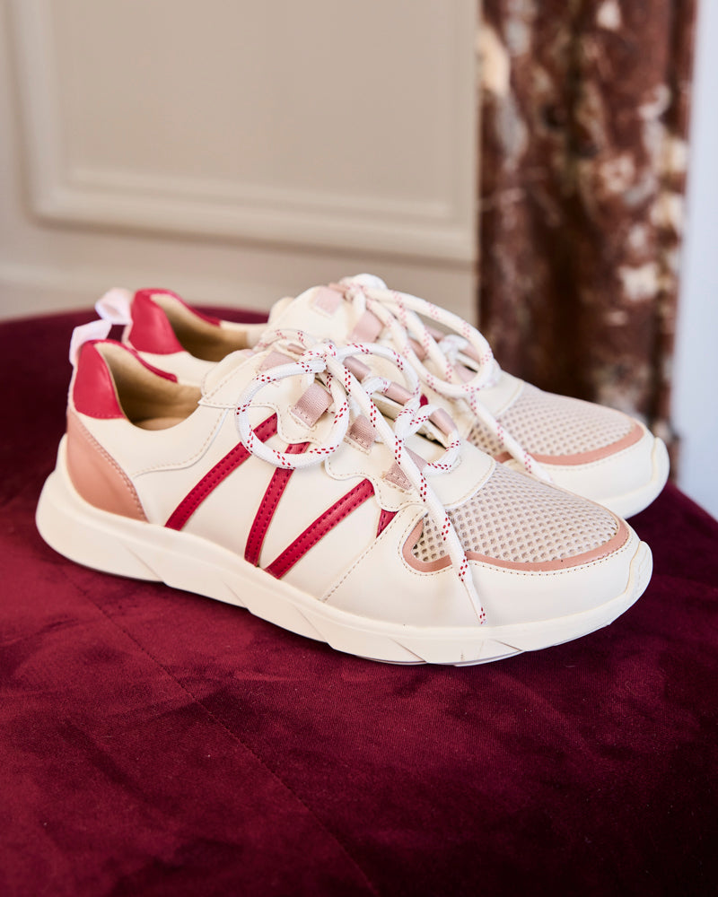 Minuit Sur Terre womens vegan Sneakers Chamois Rosée Pink