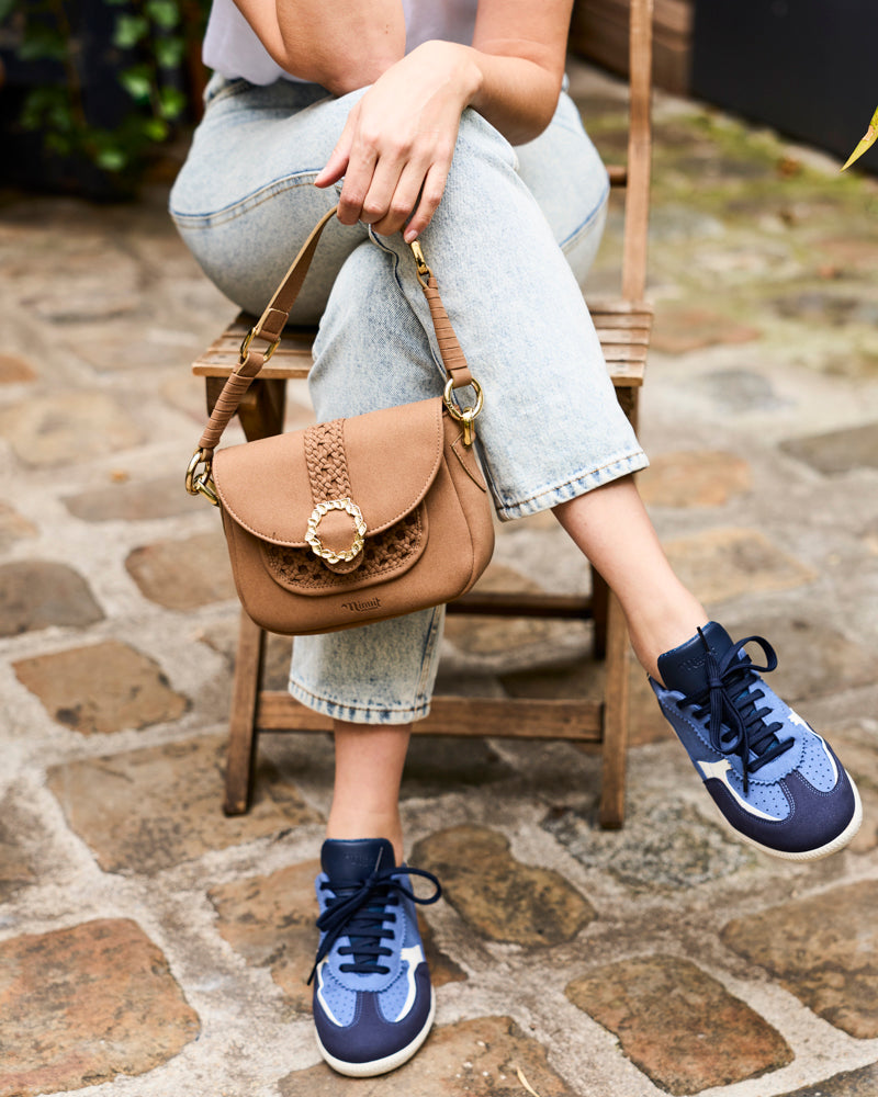 Minuit Sur Terre men vegan Sneakers Rive Cobalt Blue