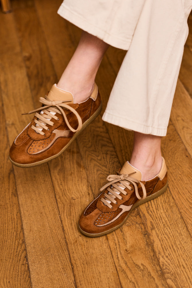 Minuit Sur Terre men vegan Sneakers Rive Noisette Brown