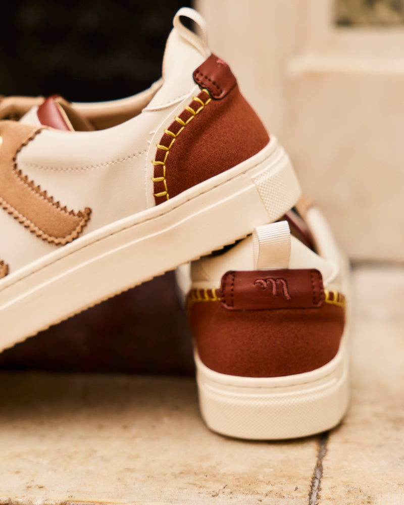Minuit Sur Terre womens vegan Sneakers Empreinte Dune Beige