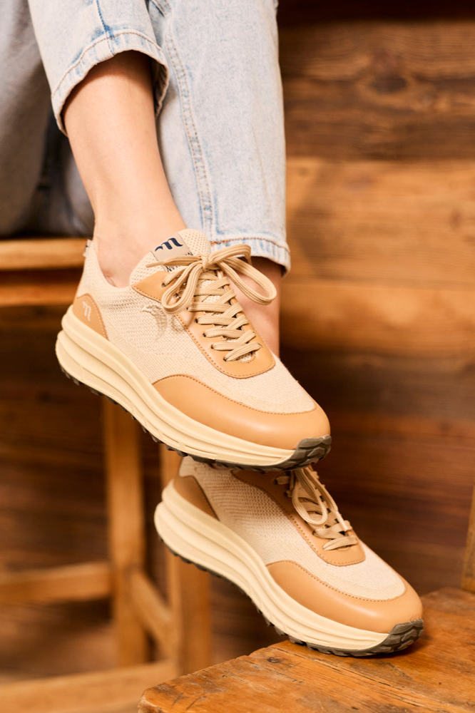 Minuit Sur Terre men vegan Sneakers Tempo Beige