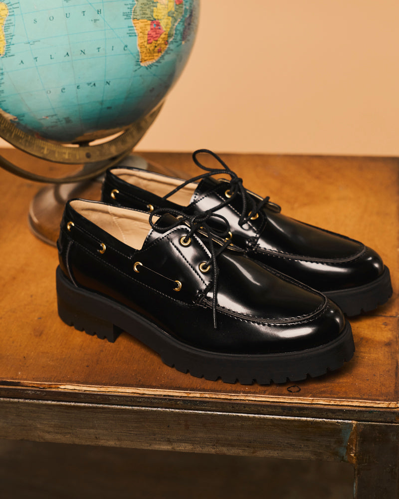 Minuit Sur Terre womens vegan Shoes Glacier Black