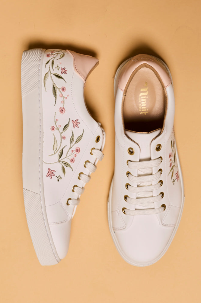Minuit Sur Terre Damen vegan Sneaker Virevolte Douce Po&Atilde;&copy;sie