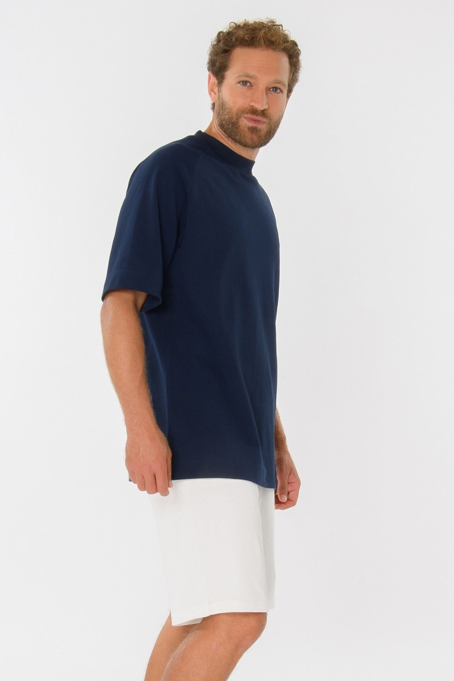 THOKKTHOKK Herren vegan Raglant-Shirtmarineblau