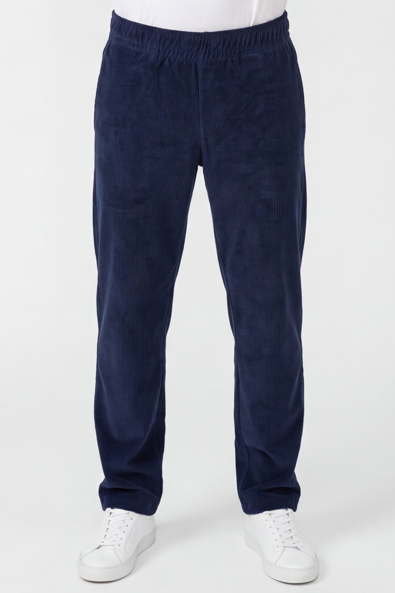 ORGANICATION Herren vegan Jogginghose Aus Cord Potter Navy