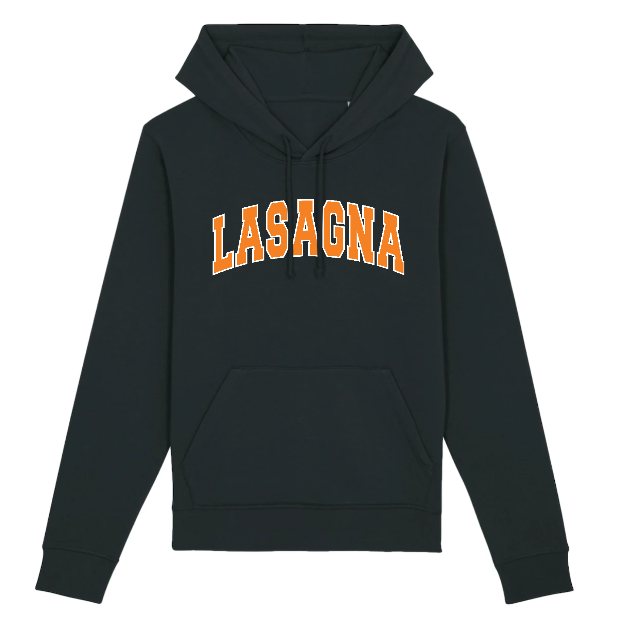 Oat Milk Club Hoodie Lasagna Black