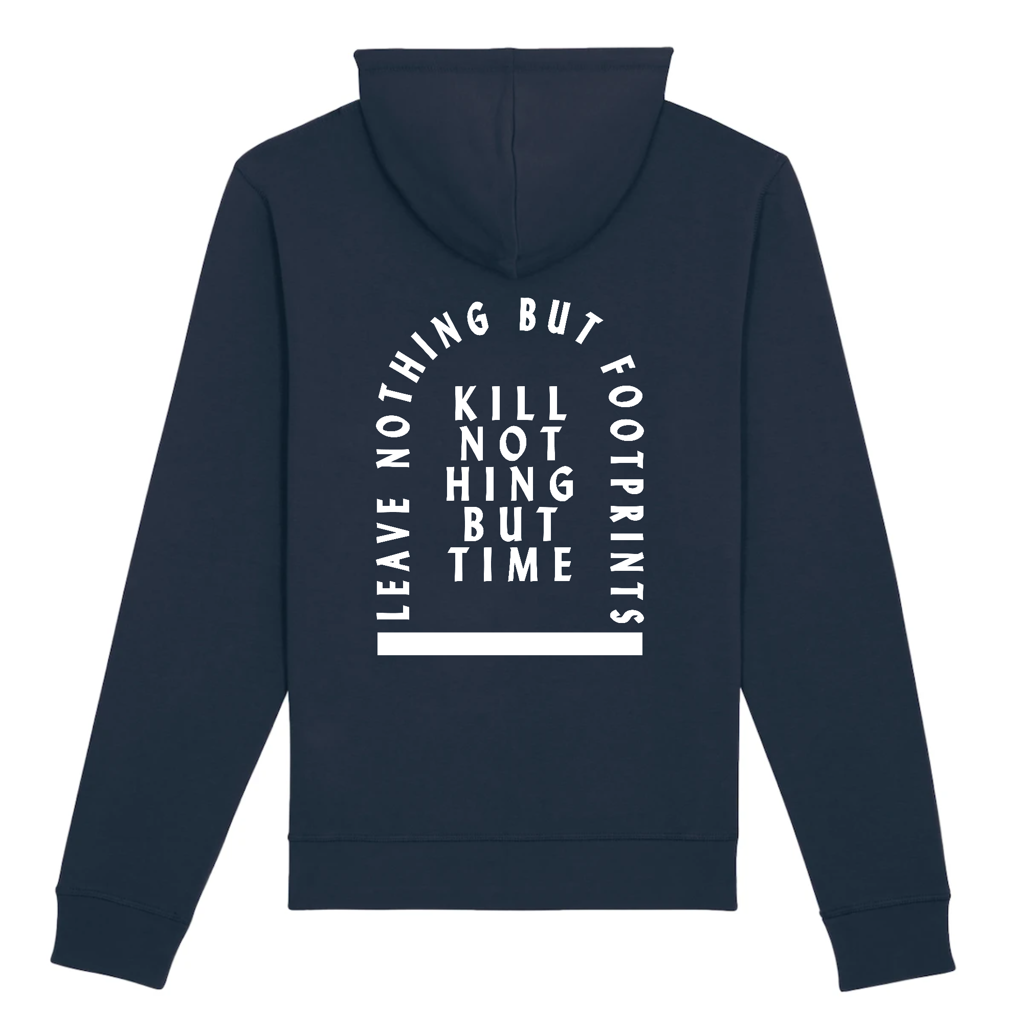 33176 - Damen vegan Hoodie Kill Nothing But Time Navy