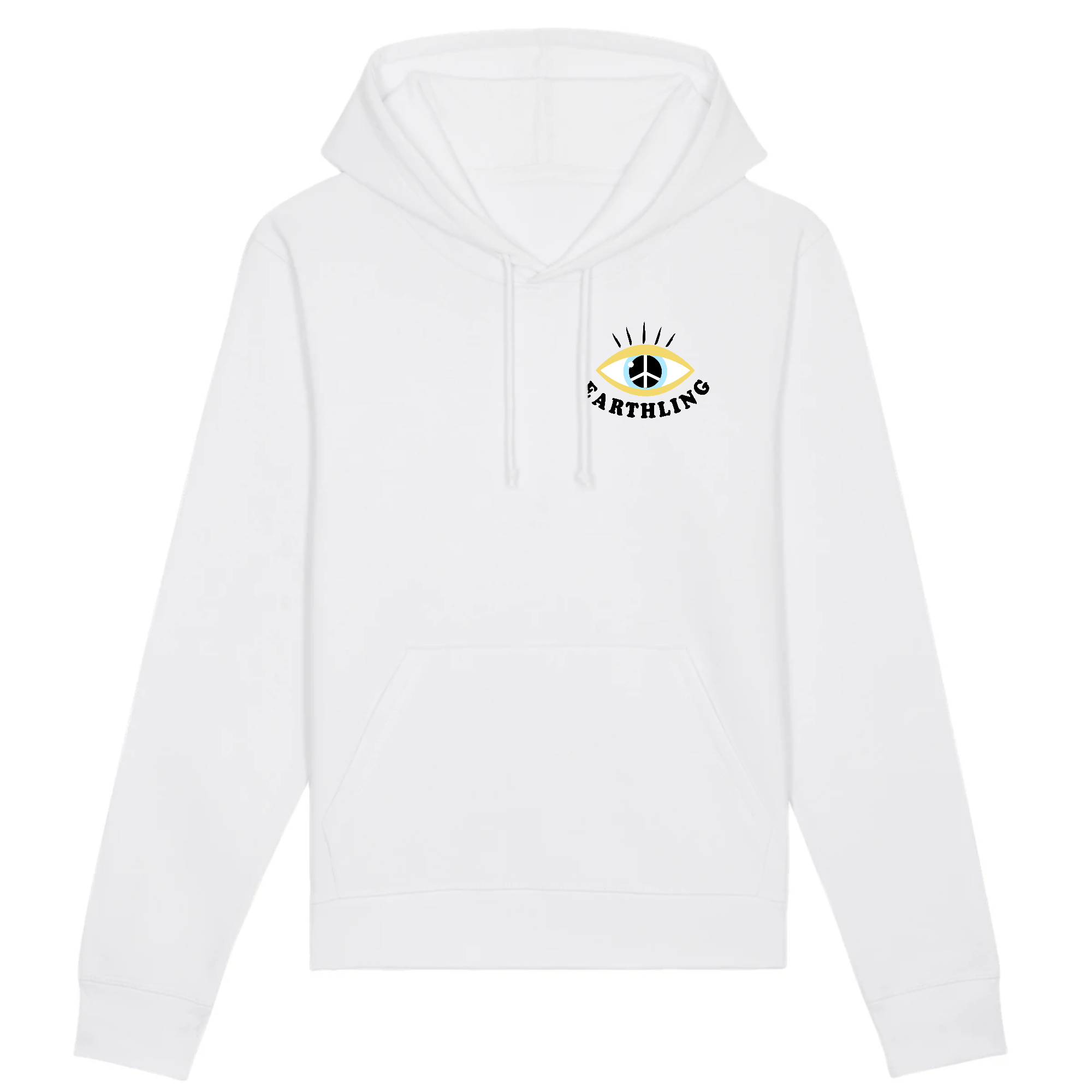 Oat Milk Club Earthling - Organic Cotton Hoodie White