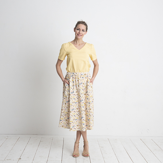 Marjolein Elisabeth womens vegan Skirt Anne Safari