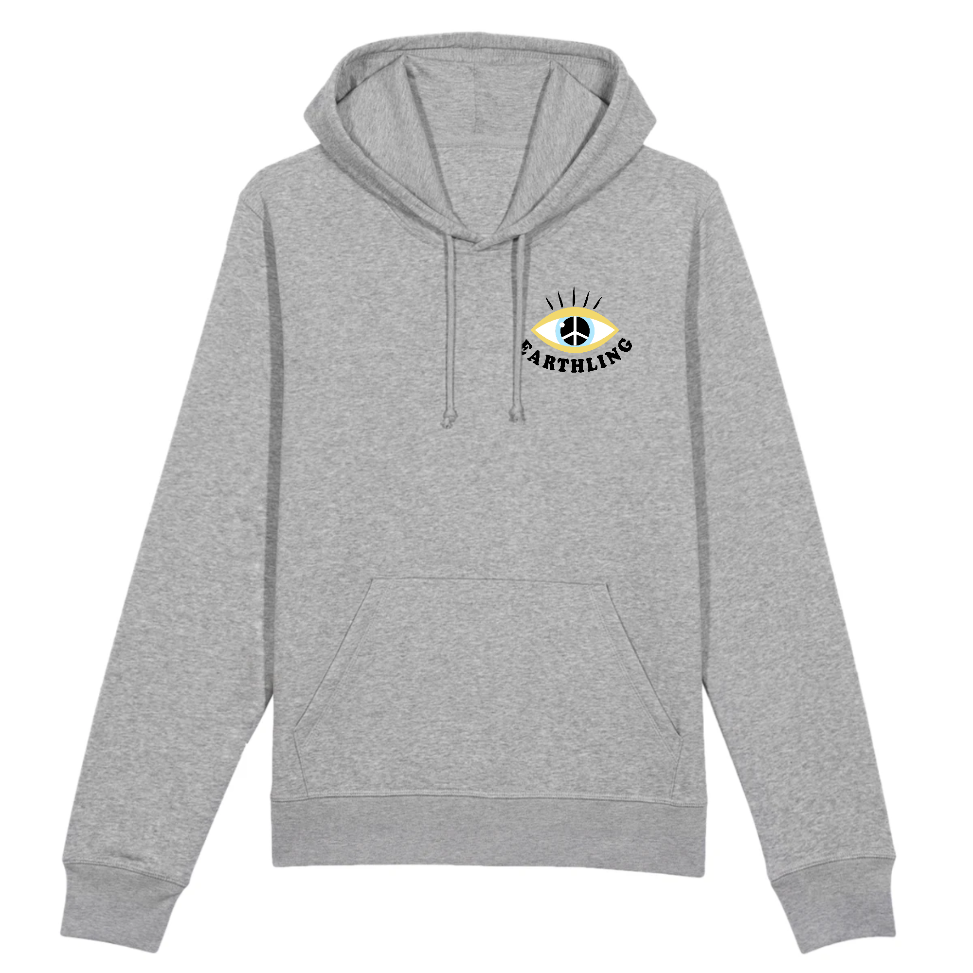 Oat Milk Club Earthling - Organic Cotton Hoodie Grey