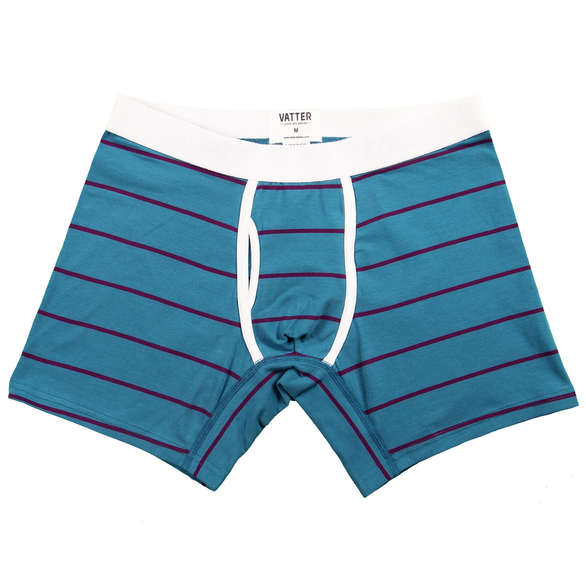 VATTER Boxer Shorts Claus Blue/Purple Stripes