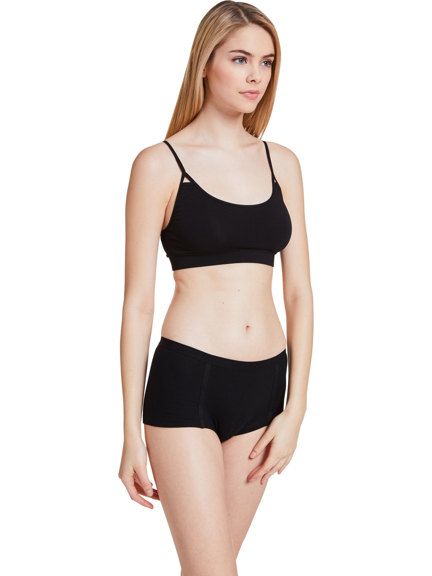 VATTER womens vegan Bralette Paula Black