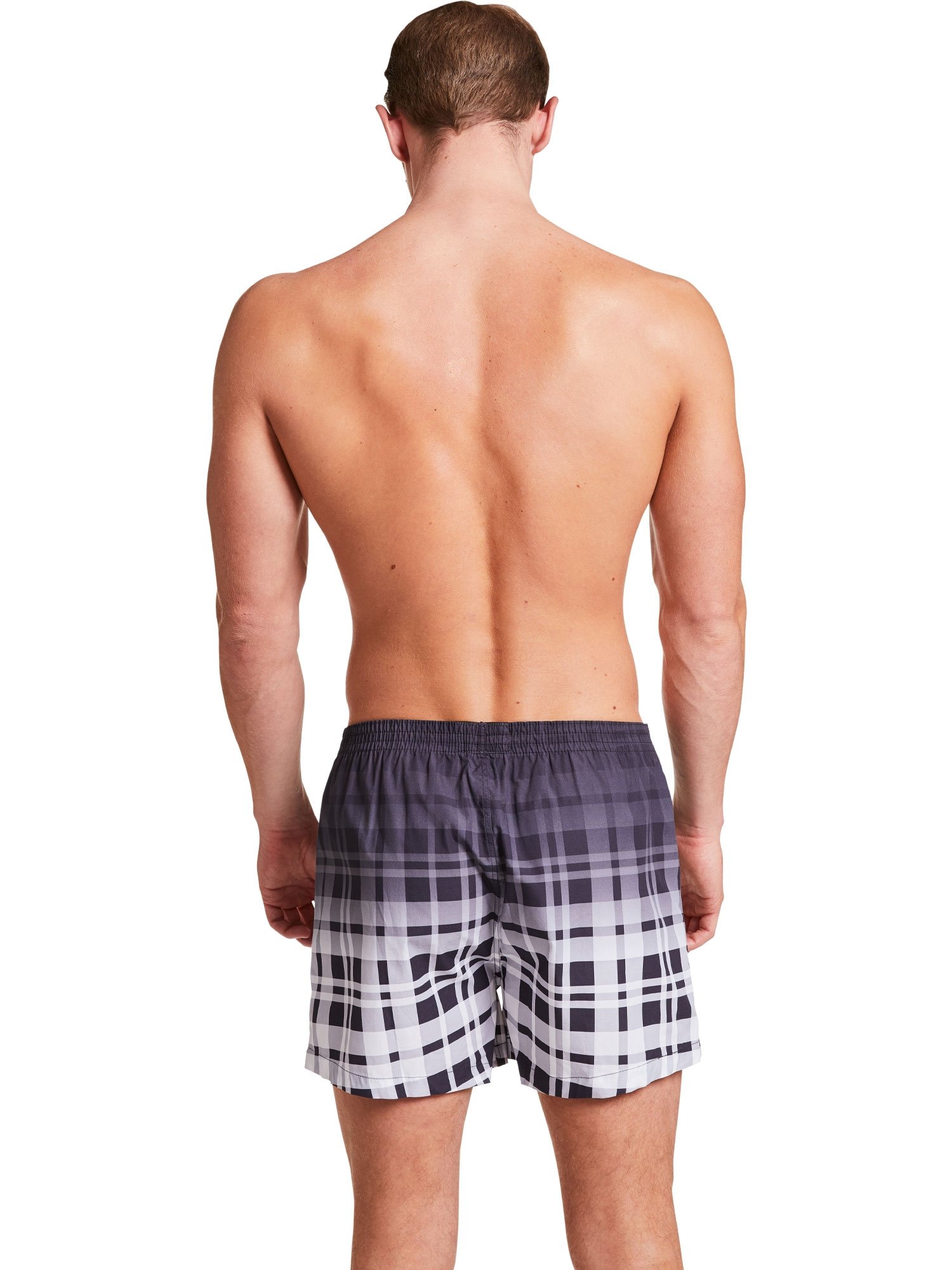 VATTER Boxer Shorts Larry Black / White Faded