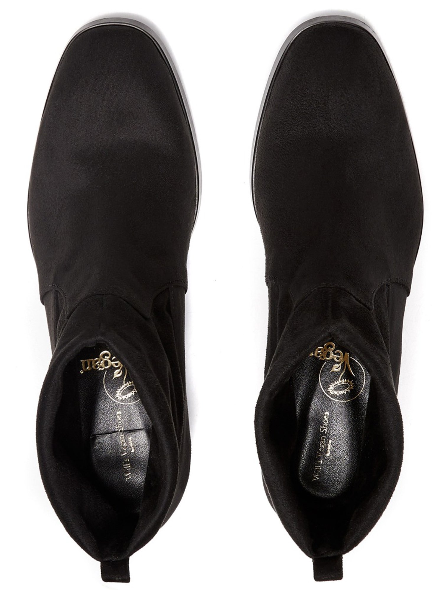 Will's Vegan Store womens vegan Boots Slip-On Black