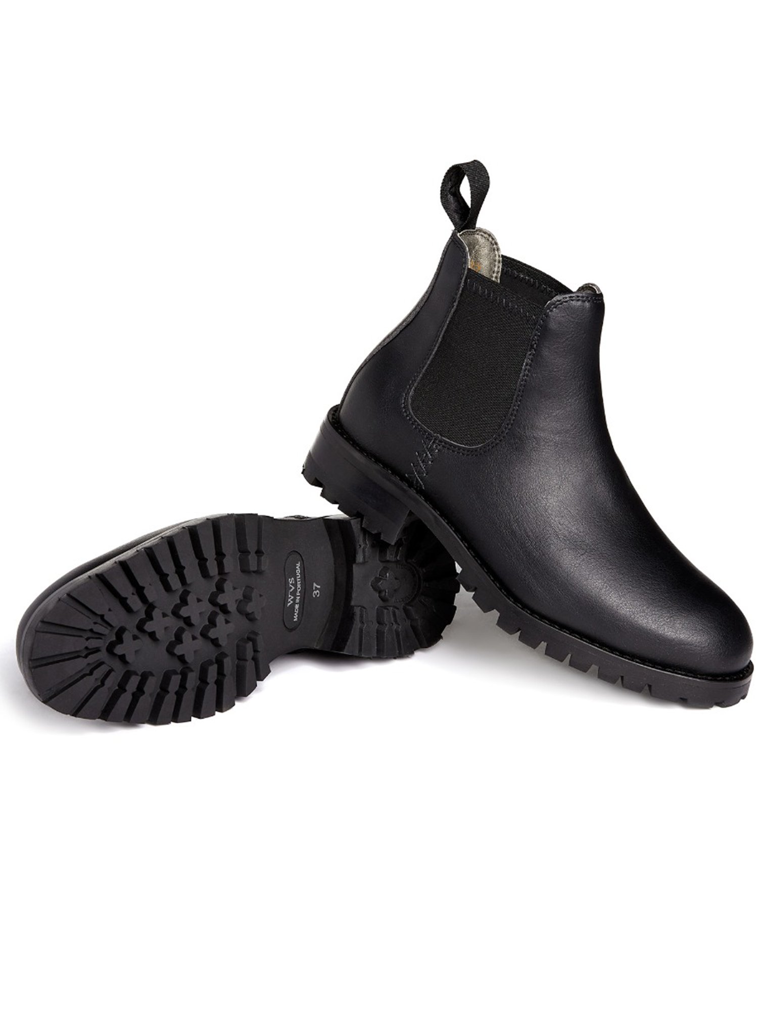 Will's Vegan Store womens vegan Chelsea Boots Insulated Black