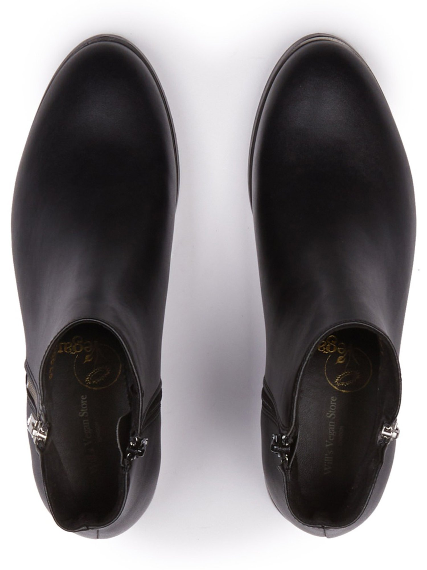 Will's Vegan Store womens vegan Boots Low Ankle Black