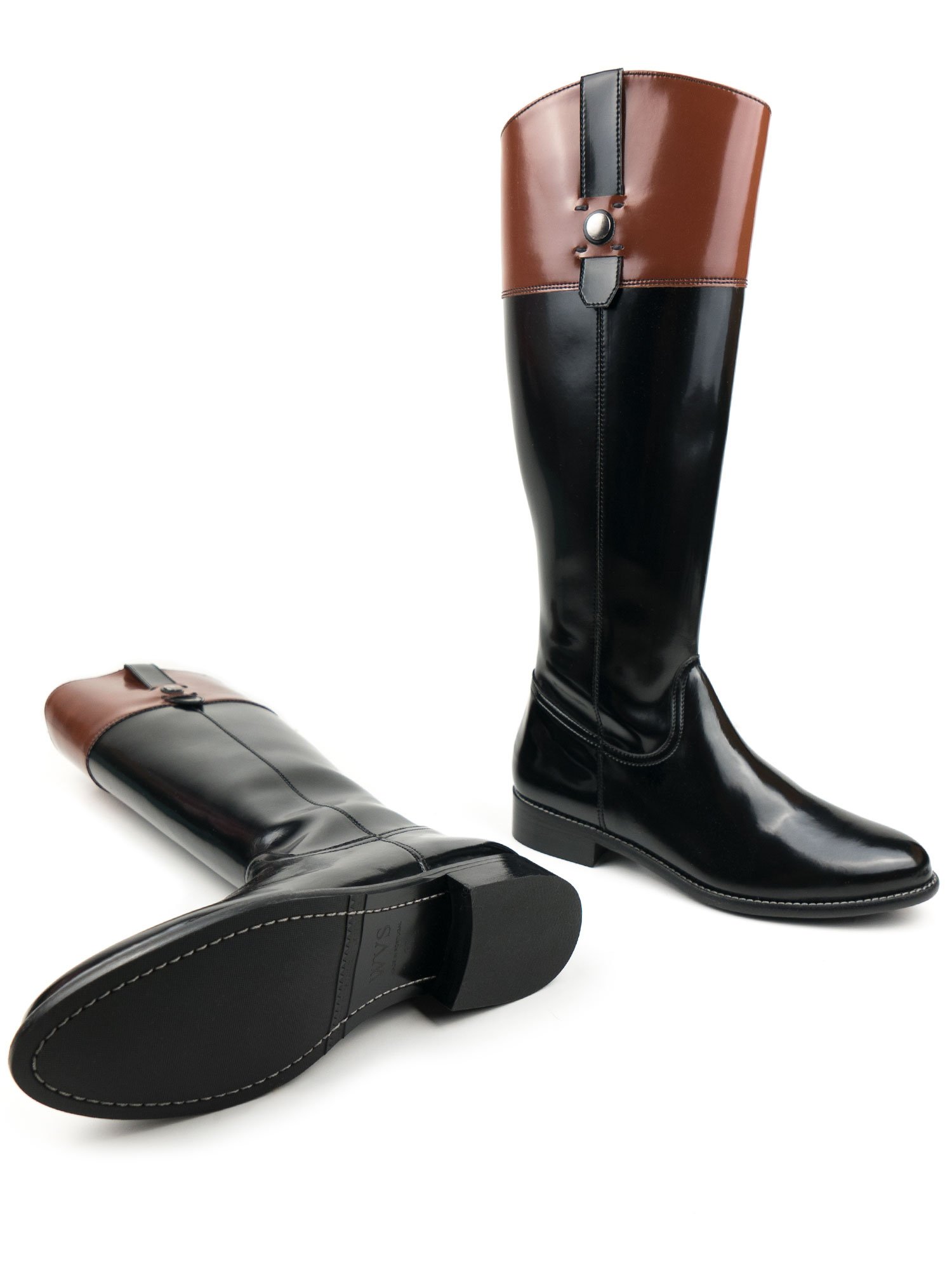 Will's Vegan Store womens vegan Riding Boots Black
