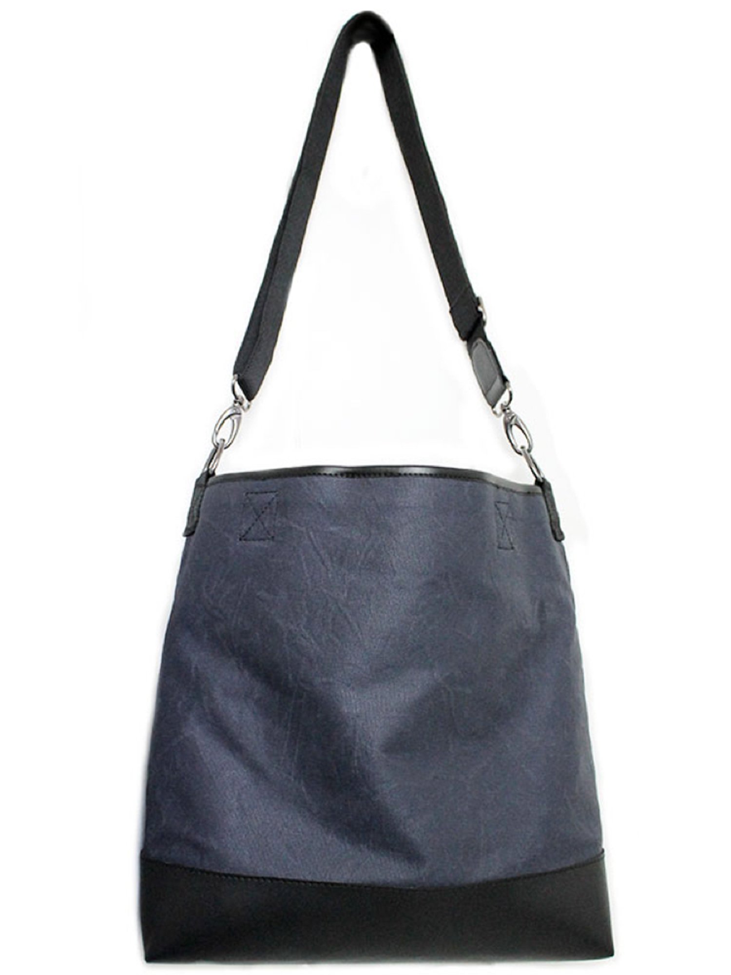 Will's Vegan Store Tote Donkerblauw Zwart