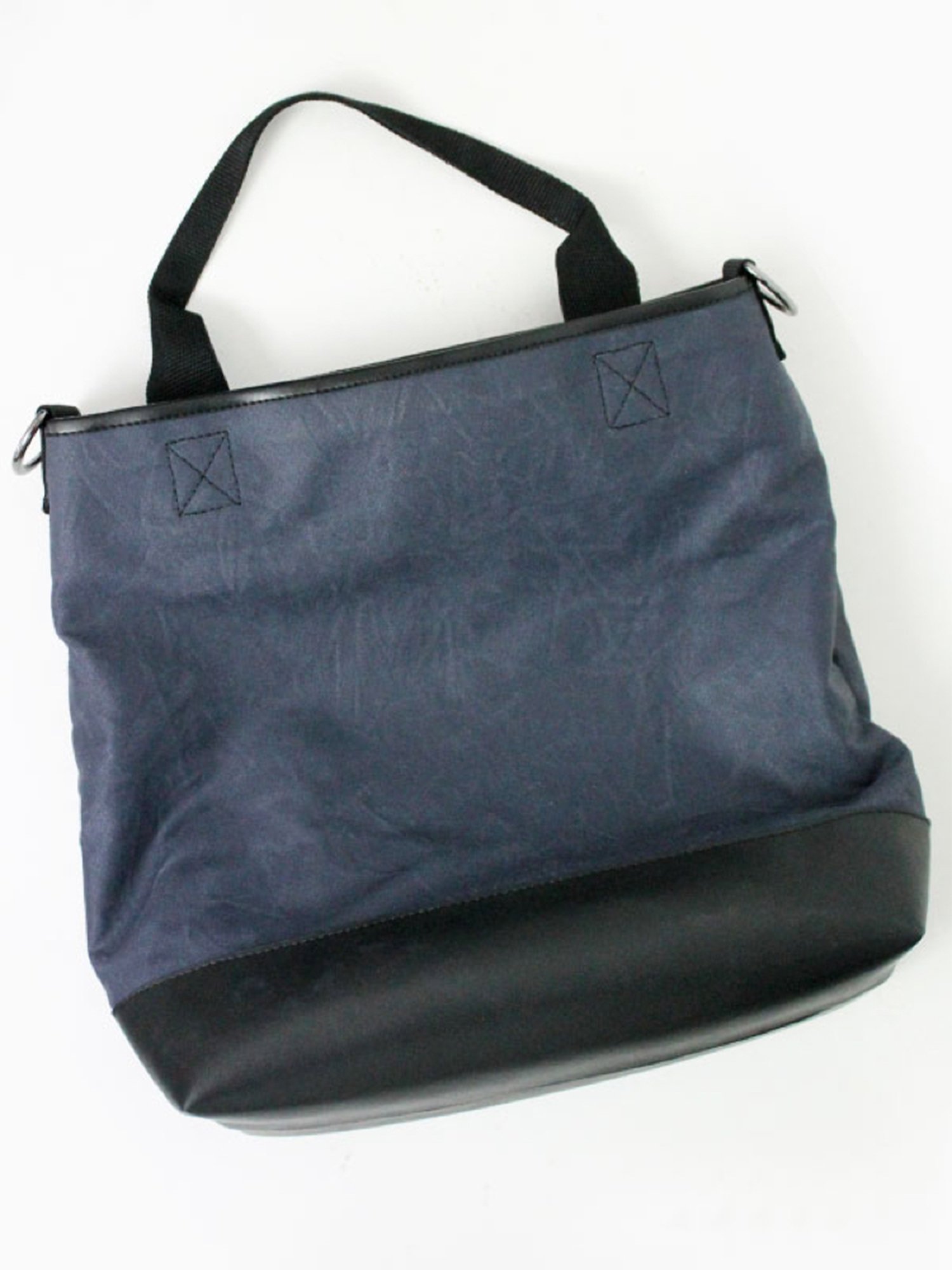 Will's Vegan Store Tote Donkerblauw Zwart